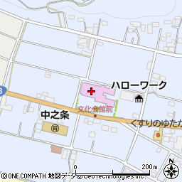 中之条町役場　中之条町文化会館周辺の地図