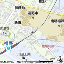 富山県南砺市福野新町1449周辺の地図