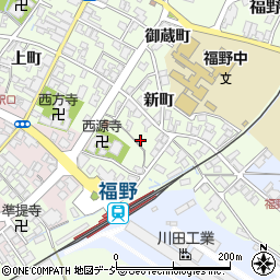 富山県南砺市福野新町785周辺の地図