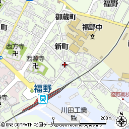 富山県南砺市福野新町1480-1周辺の地図