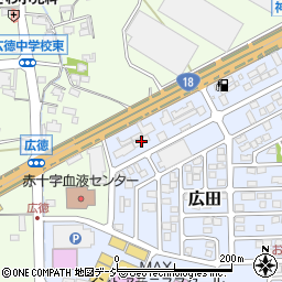 長野県長野市広田8周辺の地図