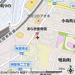 石川県金沢市小坂町西8-50周辺の地図