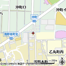 ジャノメミシン直営金沢支店周辺の地図