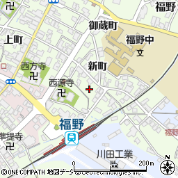 富山県南砺市福野新町1488周辺の地図