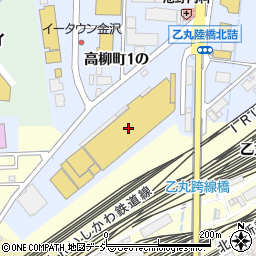 スーパーセンタームサシ金沢店周辺の地図