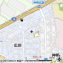 長野県長野市広田203周辺の地図