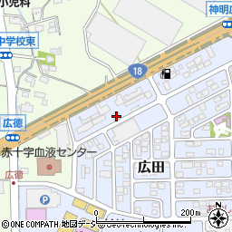長野県長野市広田7周辺の地図