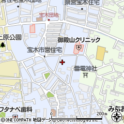栃木県宇都宮市宝木町2丁目1009周辺の地図