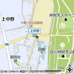 上中野周辺の地図