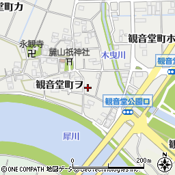 石川県金沢市観音堂町ヲ146周辺の地図