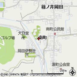 長野県長野市篠ノ井岡田1664-10周辺の地図