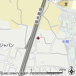 長野県長野市篠ノ井岡田390-2周辺の地図