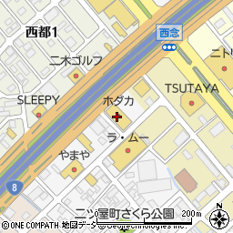 ホダカ　金沢店周辺の地図
