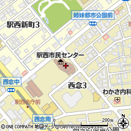 金沢市役所保健・衛生　保健所・栄養ほっとライン周辺の地図