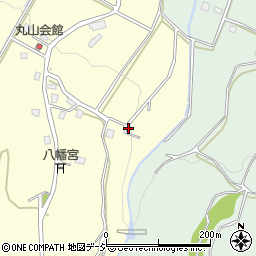富山県富山市八尾町丸山周辺の地図