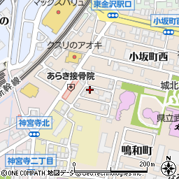 石川県金沢市小坂町西8-70周辺の地図