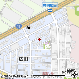 長野県長野市広田195周辺の地図