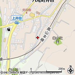 富山県富山市八尾町井田11842周辺の地図