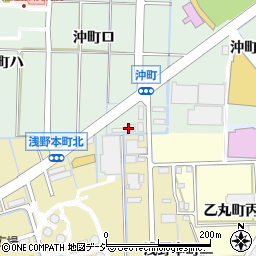 石川県金沢市沖町ロ22周辺の地図