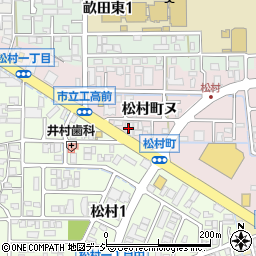 金沢信用金庫大徳支店周辺の地図