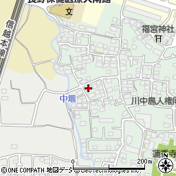 長野県長野市川中島町原190-1周辺の地図