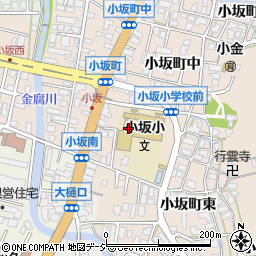 小坂小学校周辺の地図