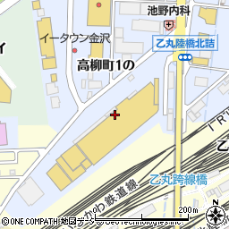 スーパーセンタームサシ金沢店周辺の地図