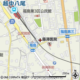 富山県富山市八尾町福島4丁目5周辺の地図