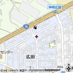 長野県長野市広田59周辺の地図