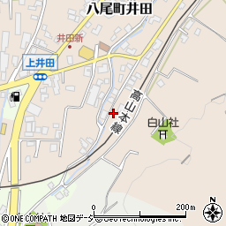 富山県富山市八尾町井田11829周辺の地図