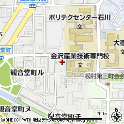 石川県金沢市観音堂町チ60周辺の地図