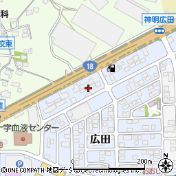 長野県長野市広田23周辺の地図