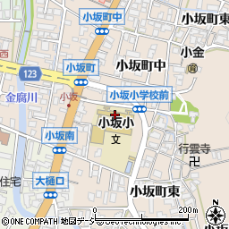金沢市立小坂小学校周辺の地図