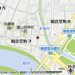 石川県金沢市観音堂町ヲ145周辺の地図