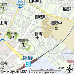 富山県南砺市福野新町1418周辺の地図