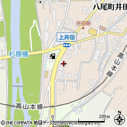 富山県富山市八尾町井田1264周辺の地図