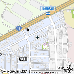 長野県長野市広田72周辺の地図