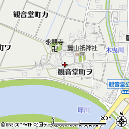 石川県金沢市観音堂町ヲ91周辺の地図