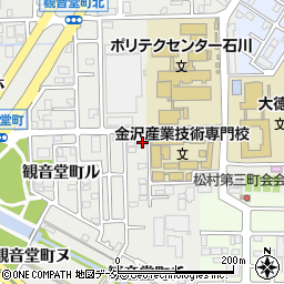 石川県金沢市観音堂町チ60-1周辺の地図