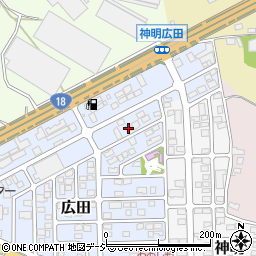 長野県長野市広田71周辺の地図