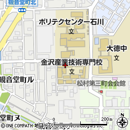 石川県金沢市観音堂町チ1周辺の地図