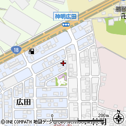 長野県長野市広田199周辺の地図