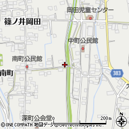 長野県長野市篠ノ井岡田1873-2周辺の地図