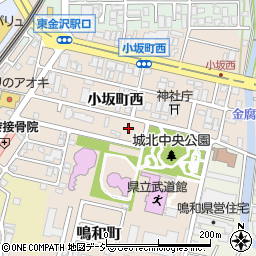 石川県金沢市小坂町西8周辺の地図