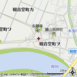 石川県金沢市観音堂町ヲ86周辺の地図