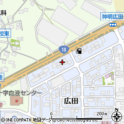 長野県長野市広田17周辺の地図