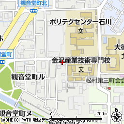 石川県金沢市観音堂町チ59-4周辺の地図