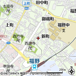 富山県南砺市福野新町1500周辺の地図