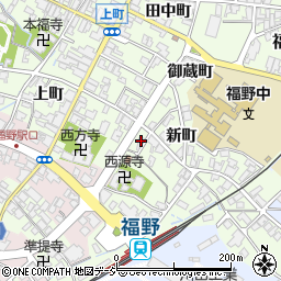 富山県南砺市福野新町1502-1周辺の地図