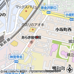 石川県金沢市小坂町西8-57周辺の地図